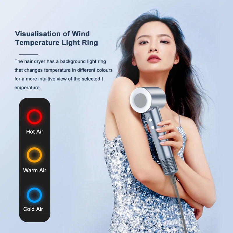 Falin Hair Dryer Clicks Hairdryer Set Factory Wholesale Professional Salon High Speed Blow Dryer With Custom Logo Wholesale