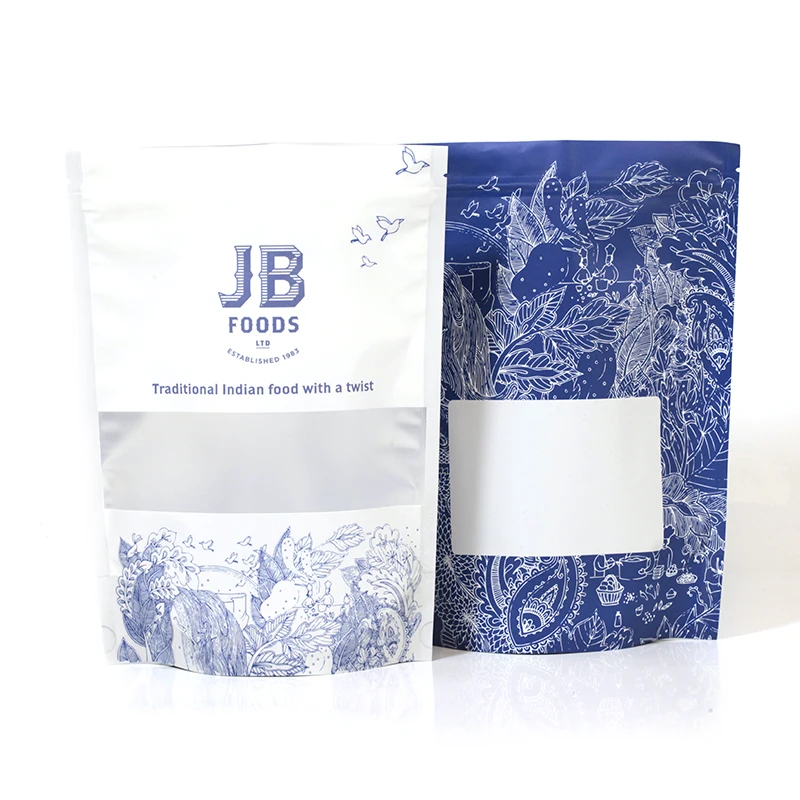 Customized Printed Protein Powder Bag Protein Powder Aluminum Foil Zip Lock Manufacturer 500g  Protein Bag Packaging