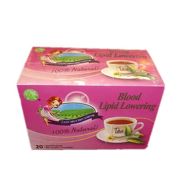 
2g*20bags/box Natural health herb for lowering blood lipid tea 