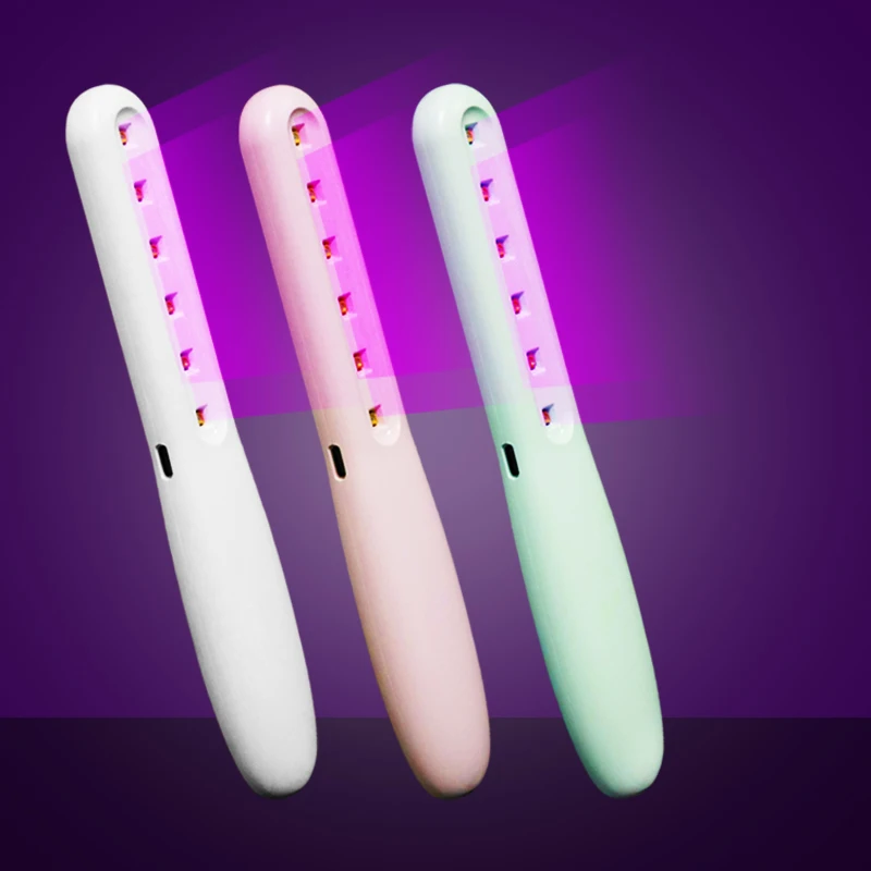 High Sterilization Efficiency Portable Handheld UV-C Wand UV Sterilizer light 2020 Dropshipping Fast shipment UVC Stick