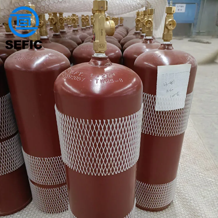 Factory Supply Acetylene Cylinder C2H2 Gas Bottle Industrial Welding Gas Tank