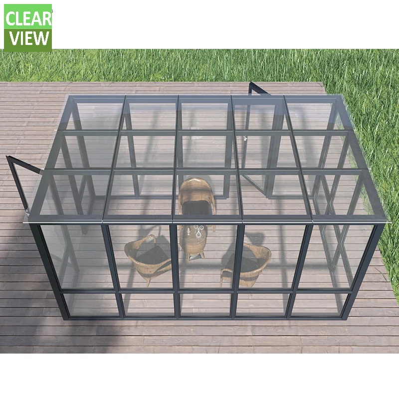 CLEARVIEW свободный стоящий звук теплоизоляцией стеклянный