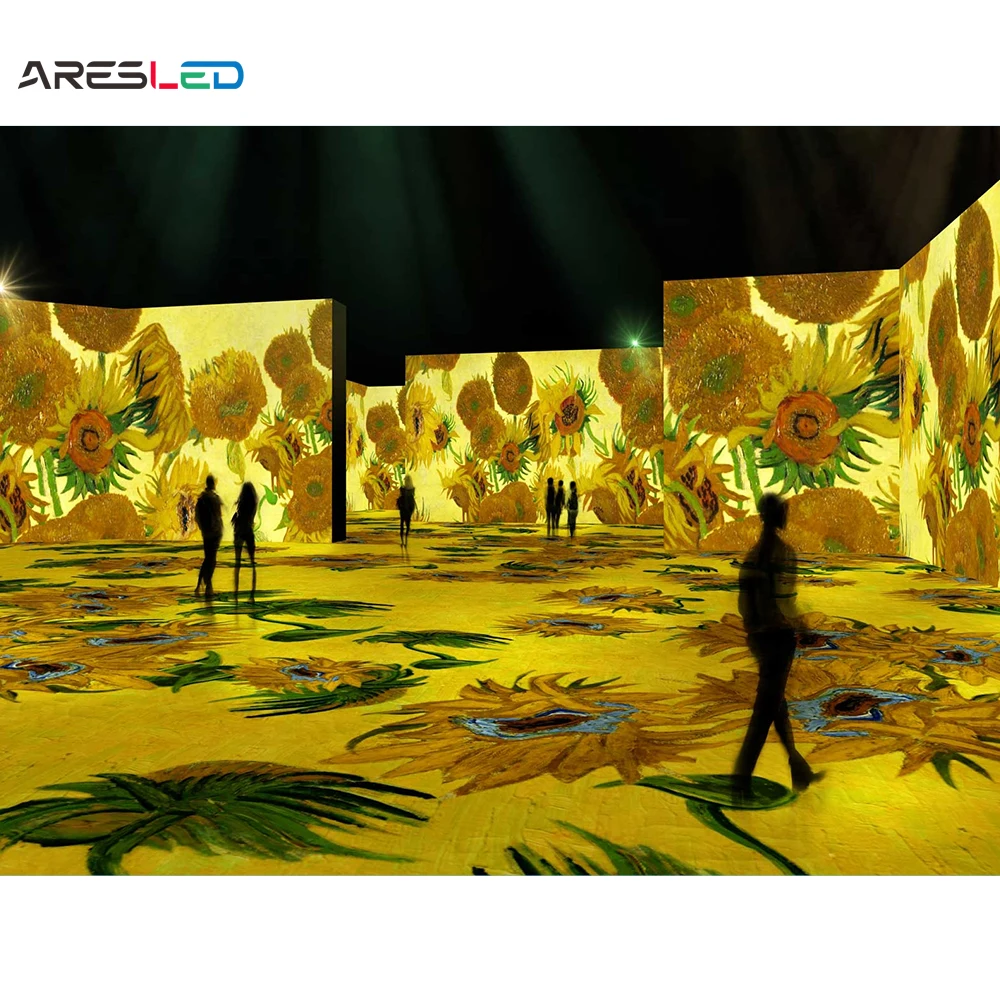 Immersive 3d Led Display Wall Stage vfx 3d vr xr Studio Led Immersive Display Solution