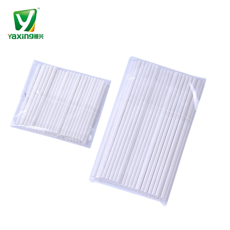 
Ready to Ship Low MOQ Food-grade Customized Candy Paper Lollipop Cotton Swab Cake Pop Paper Sticks 