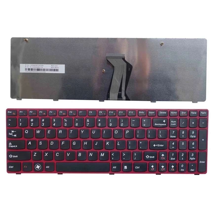 
Replacement English Russian laptop keyboard for Lenovo G580 Z580 G580A V580A Z580A G580AH G580AM G580G G585 G585A G585AR G590 