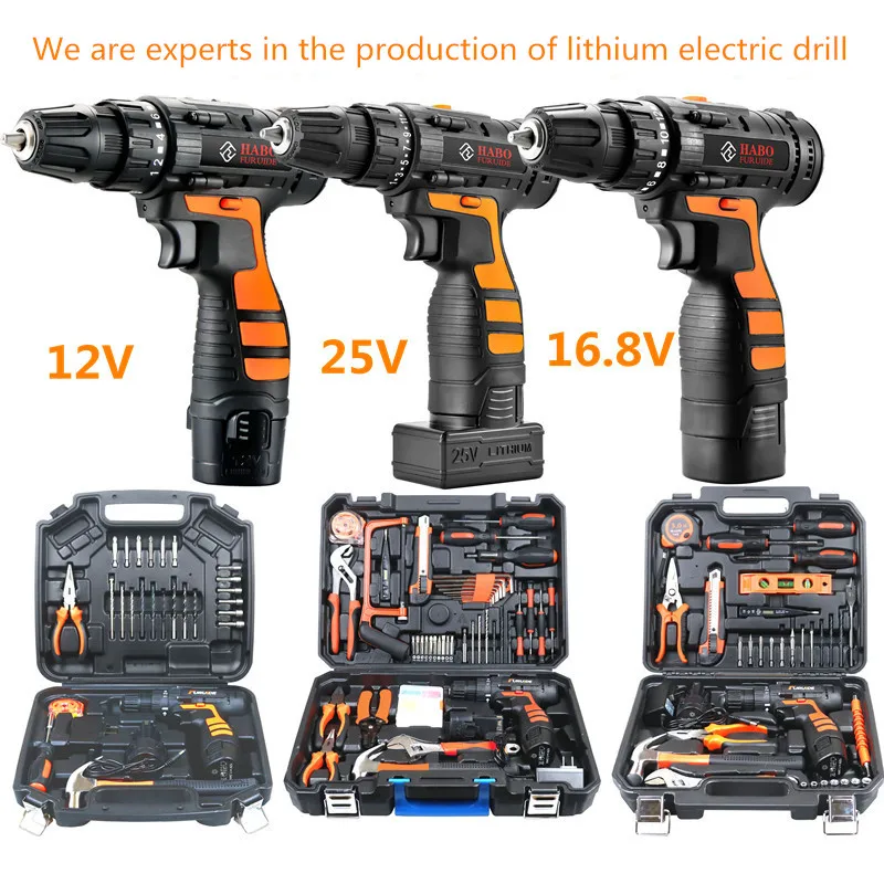Canpro electirc combo drill power craft cordless portable tools wireless nail drill battery 12v charged drills