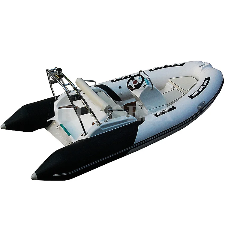 new arrival 14 foot 4.3 meters hydraulic steering halpalon sea fishing inflatable dingy boat 430