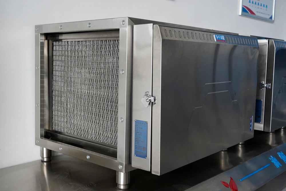 4000 CMH 80W Commercial Kitchen Cooking Smoke Electrostatic Precipitator with UV-C Filter Built-in