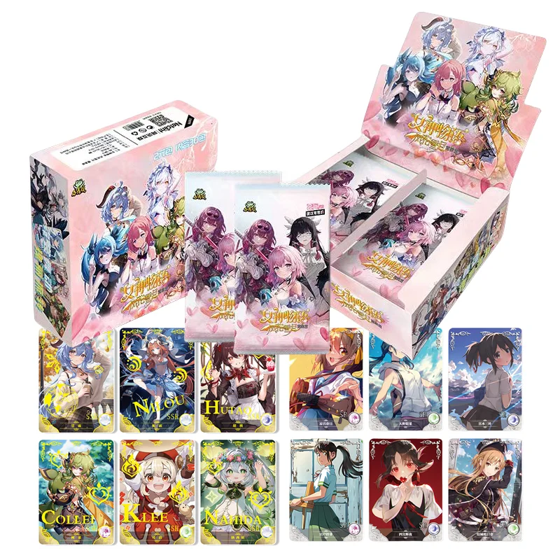 The Newest Arrival Wholesale Price Paper Game Cards Thickened TR 3D Goddess Story Anime Collection Cards Box TGR Card