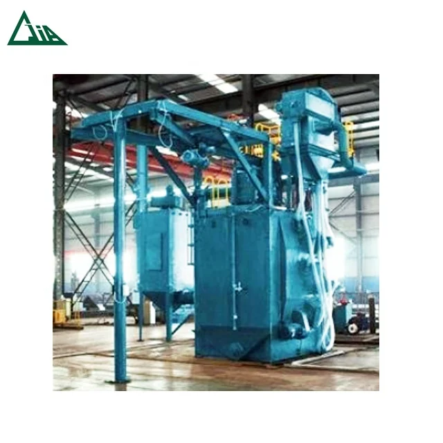 Q37 airless hanger shot blasting machine for cng cylinder