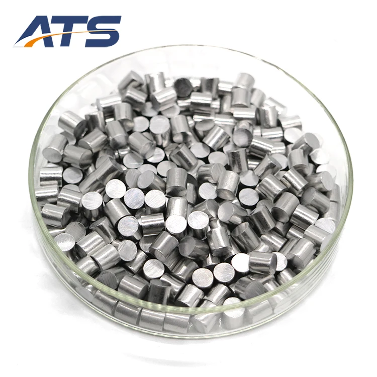 4N 99.99% Aluminum Al columnar particles raw metal material  wholesale price