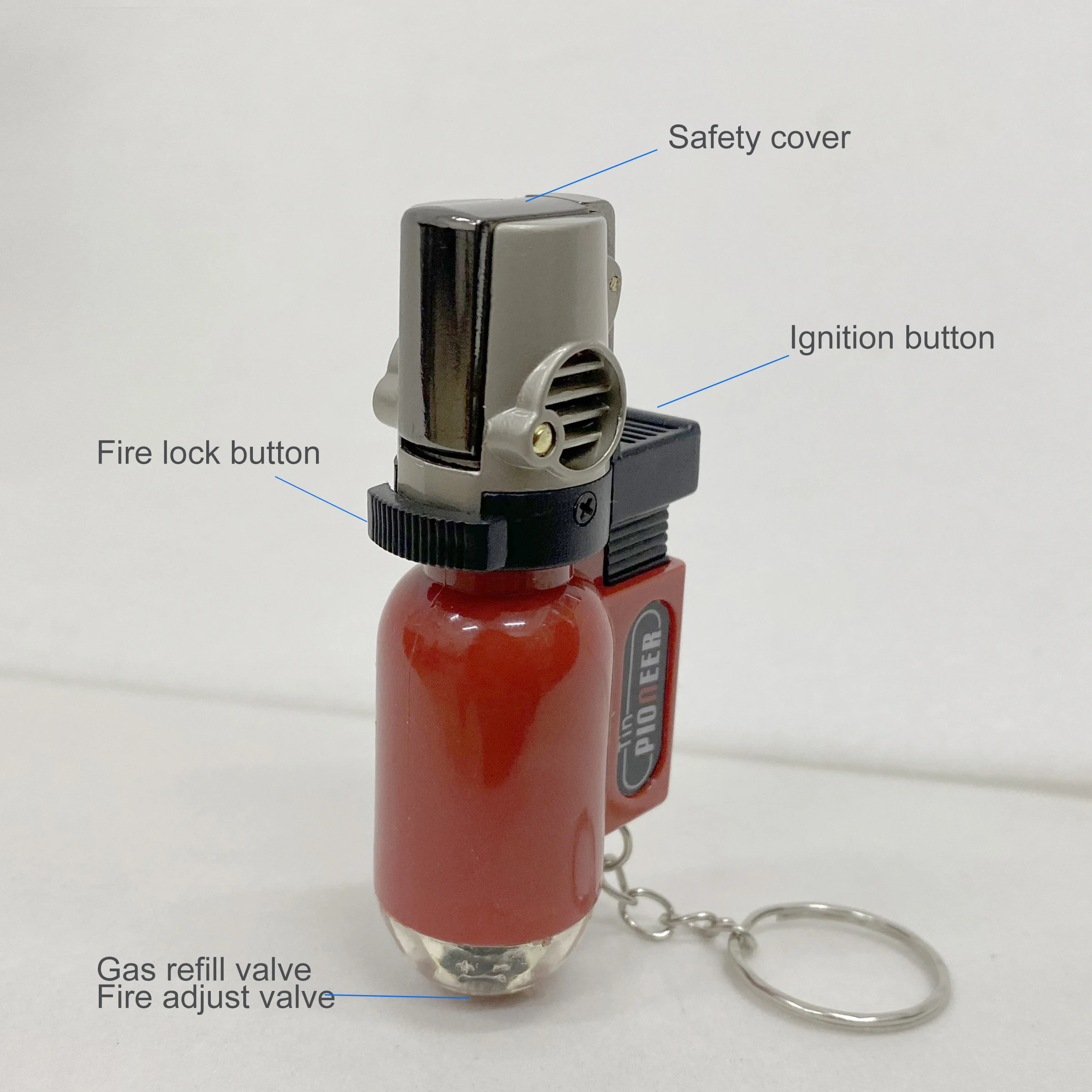 Wholesale mini torch lighter refillable Jet Flame torch lighter custom