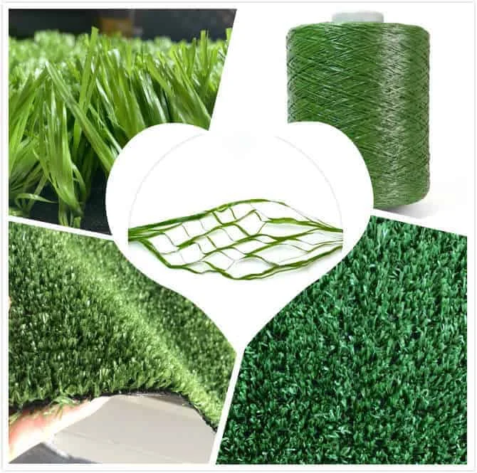Wholesale Polypropylene Thread Non twist 8000 Dtex Fibrillated Synthetic/Artificial Grass Yarn for Outdoor Soccer Field