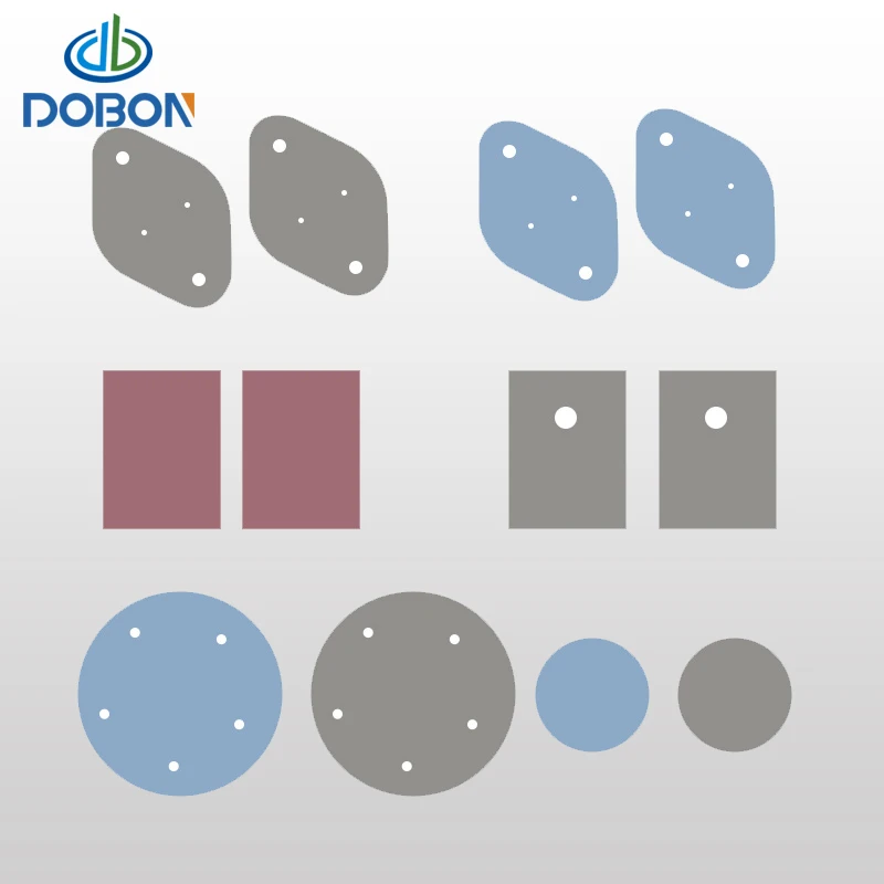 Semiconductor insulating silicon film Arbitrary cutting shape Flame retardant grade Silicone gasket