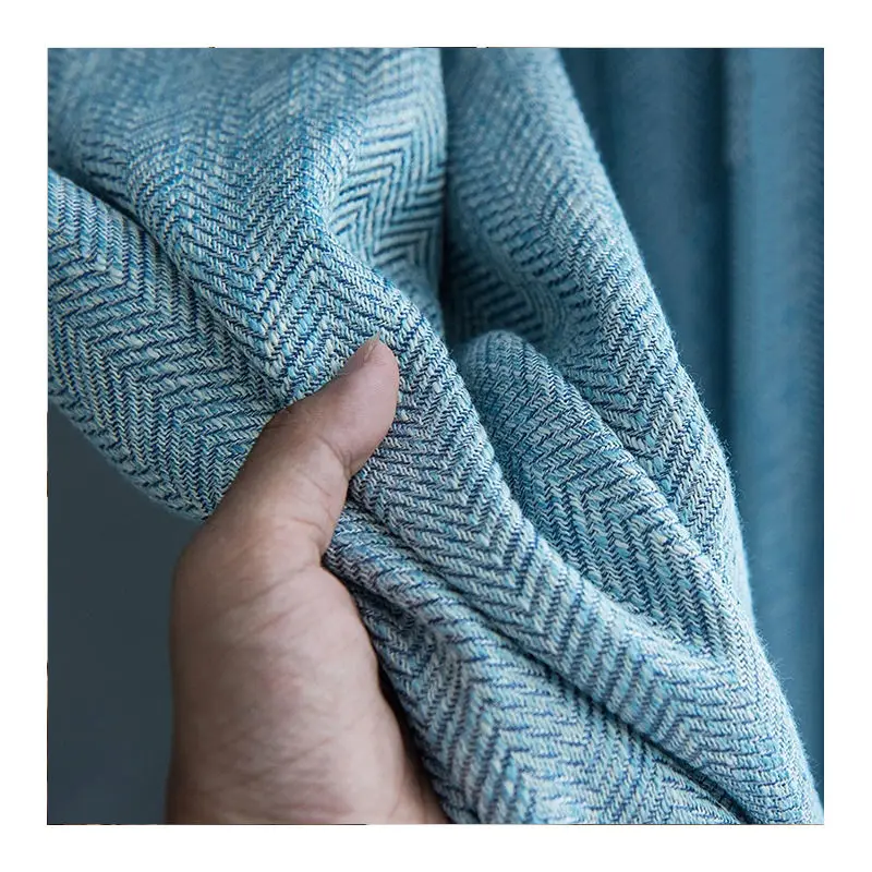 Innermor Curtains Nordic simple modern bedroom living room high-end atmosphere new fresh high shading