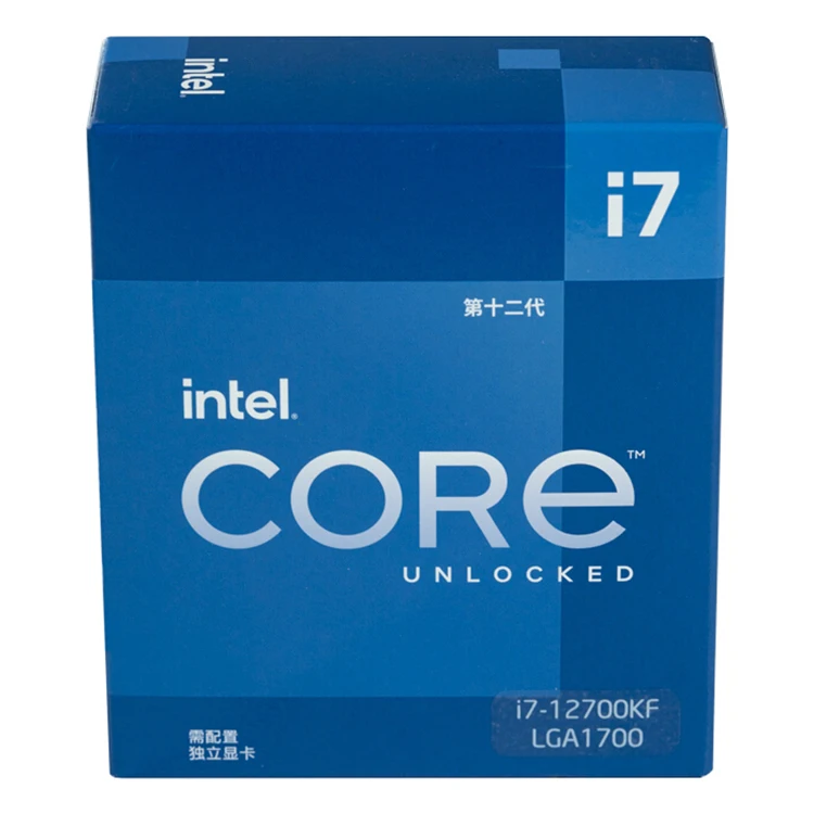 Intel Core i7-12700KF/12700K настольный процессор 12 ядер до 5 0 ГГц разблокированный LGA1700 i7