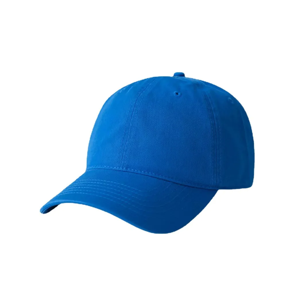 American Cotton Baseball Cap Blank Light Plate Soft Top Unlined Casual Cap Men Adjustable Party Foreign Trade Europe United