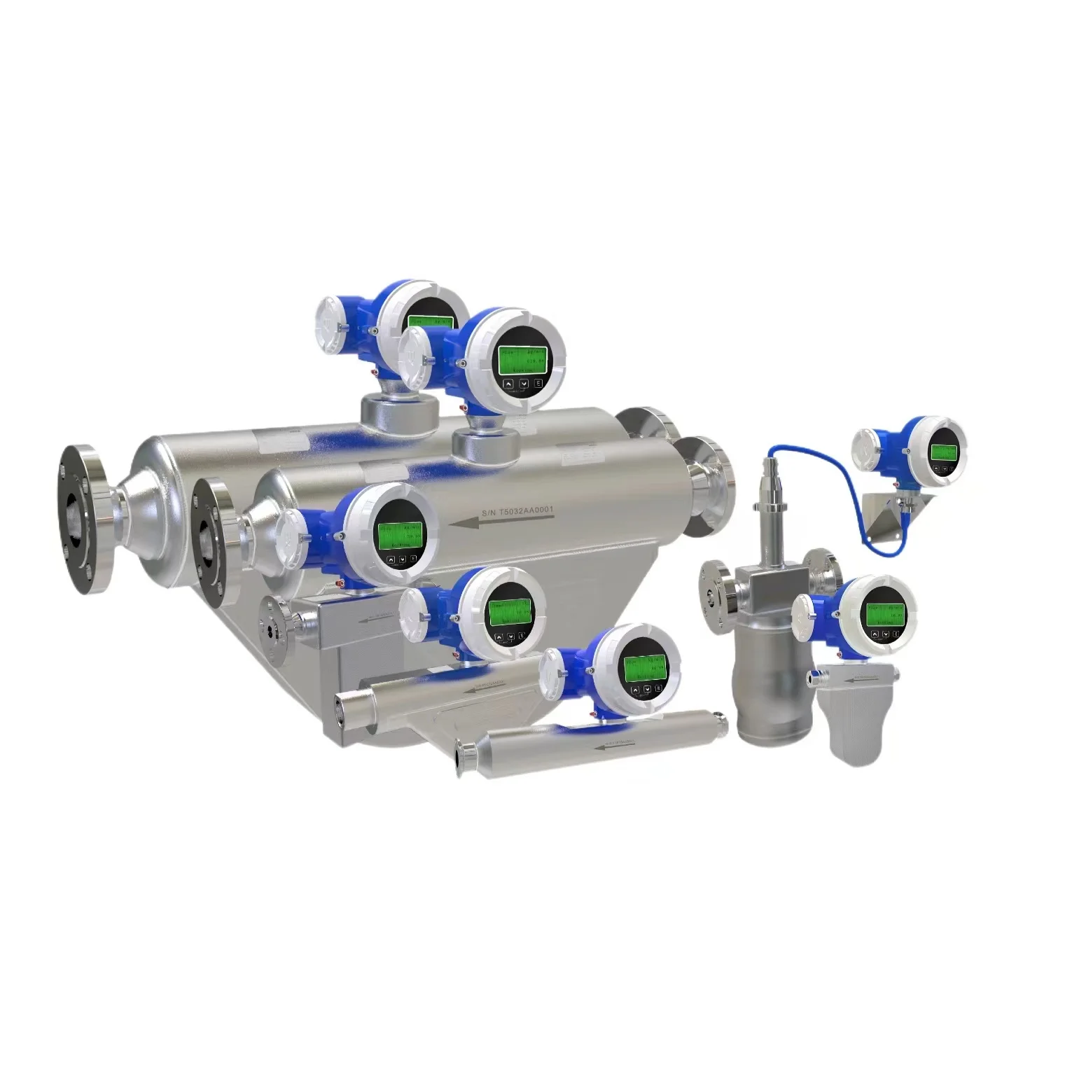 4~20ma Output G3/4 Connection CNG Mass Flow Meter Dn15 Coriolis Mass Flow Meter