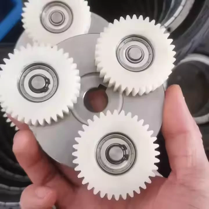 48v1000w 150Nm slow speed 9.5 inch geared brushless wheelbarrow hub motor WITH electromagnetic brake