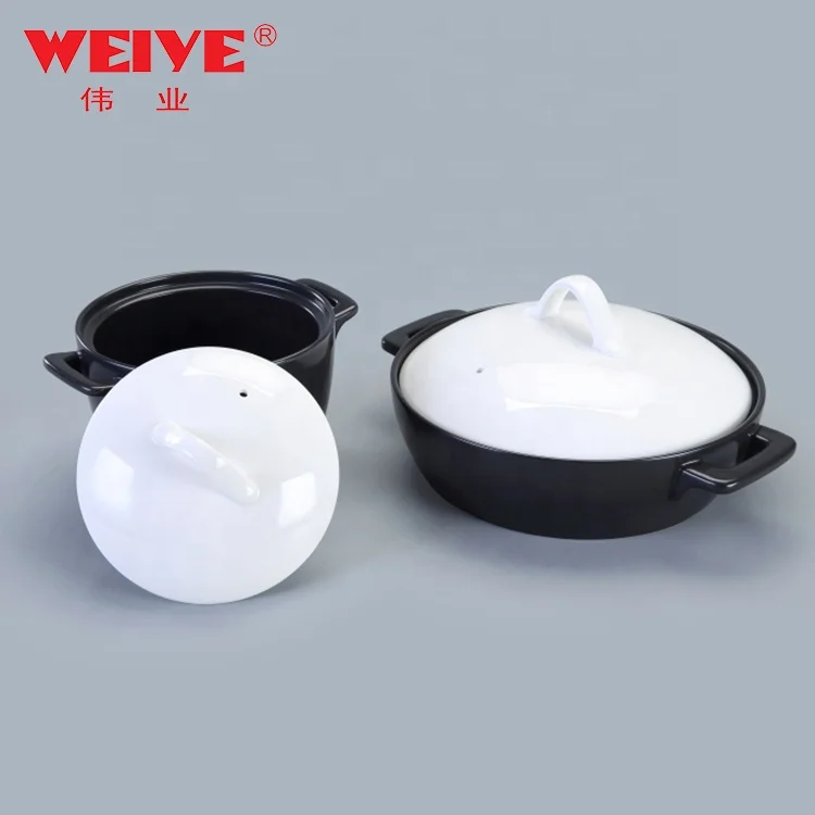  WEIYE оптовая торговля прочный фарфоровый суп горшок с крышкой керамическая посуда tureen для