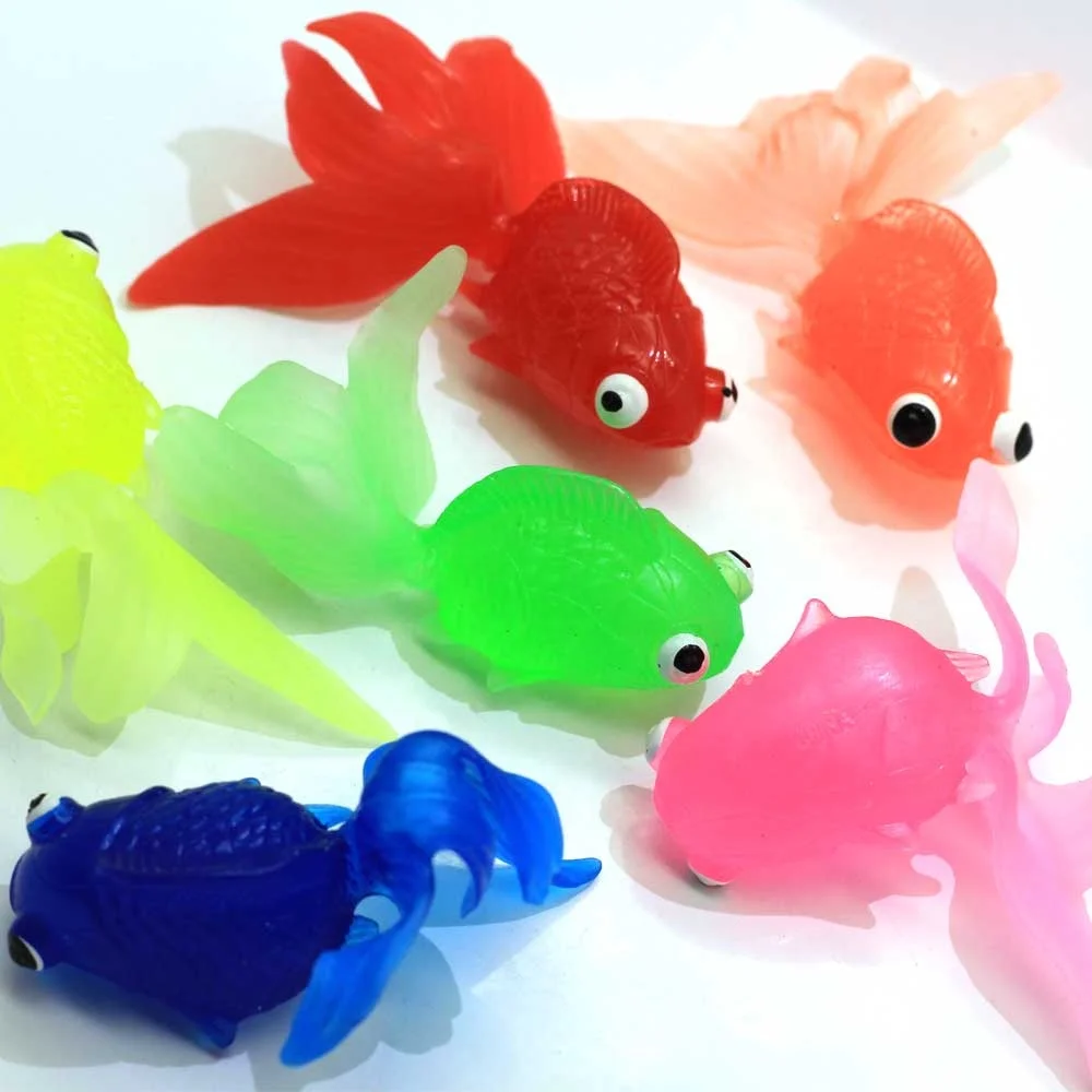 Красочные миниатюрные рыбы мультфильм 3D животные мягкая Смола Кабошон слизи поставка искусство DIY