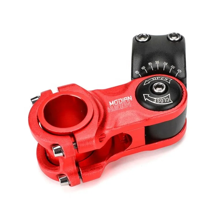 Лидер продаж, новый дизайн, черный, красный велосипедный регулируемый стержень 90 мм, складной стержень