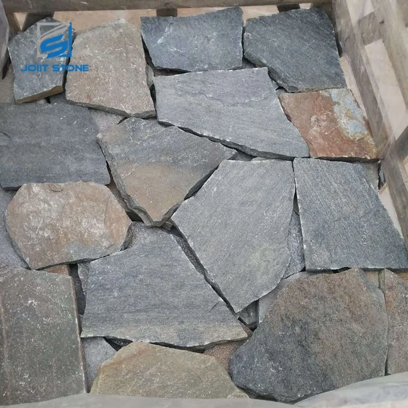 Villa House Wall Decorative Pink Color Natural Quartz Loose Stone Wall