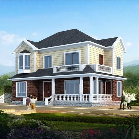 Customized Beautiful Prefab Houses Kit Profession Design Houses Made in China Luxury Light Fast Install Steel Frame Villa