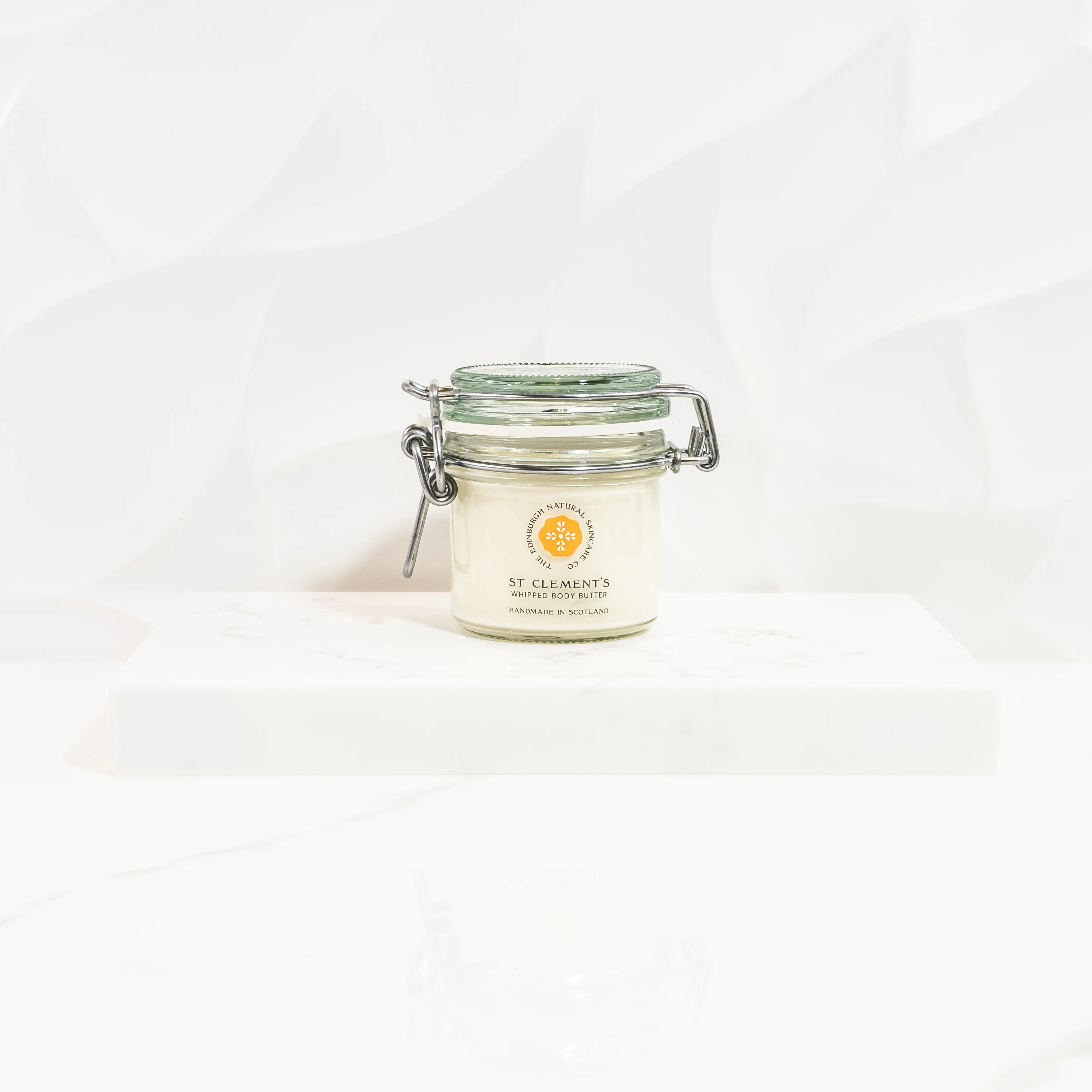 Whipped Body Butter Shea Butter Orange 100ml Handmade Skin Care Products OEM 100% Natural The Edinburgh Natural Skincare Co.