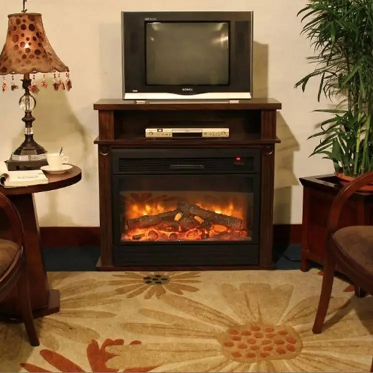 Electric Fireplace focar in ghisa per caminetti Cast Iron Low Price Living Room Eco Friendly Tv Cabinet Mantel Fireplace Fence
