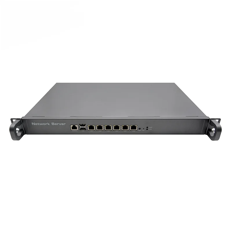 R280E Integrated 10th Gen Celeron 5205U Pfsense Mini Pc Firewall Wifi Mini Pc 6 Lan, 2 DDR4 ,6GB ,VGA ,2USB