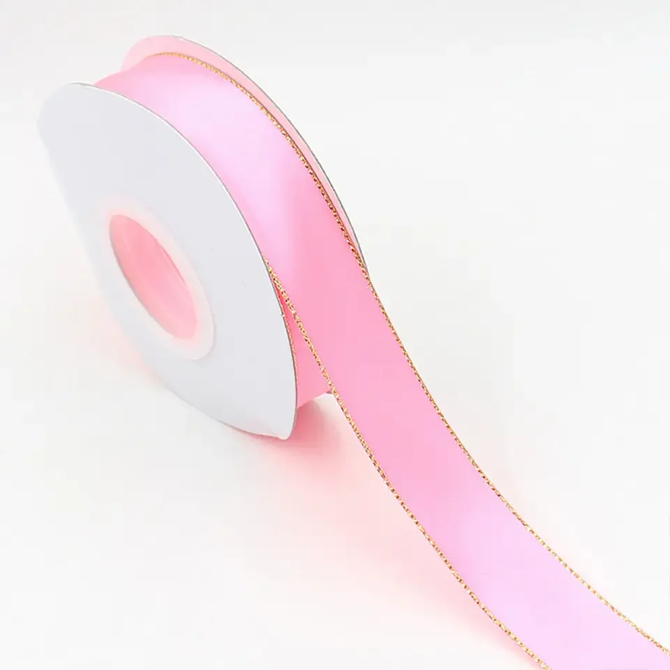 100% Polyester black double face printer for satin ribbon china