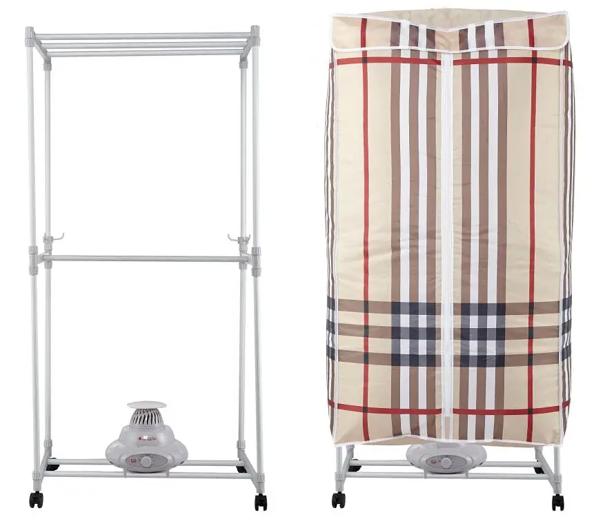 square clothes dryer stainless steel bracket portable double layer electric machine hot air host square 10KG clothes dryer