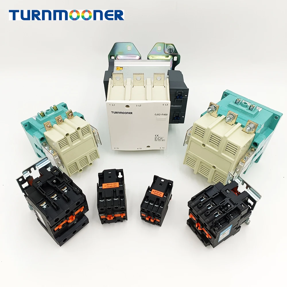 turnmooner LC1-F/CJX2-F400 ac magnetic contactor 3 phase 220v/380v coil magnetic  3 pole magnetic contactor