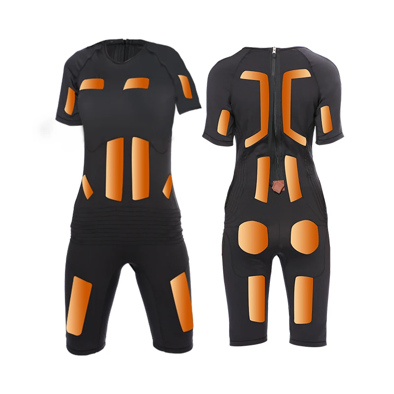Factory Wholesale Ems Muscle Stimulator Dry ems training suit Portable Fitness Gym Exercise Machine Wireless ems suit Home use