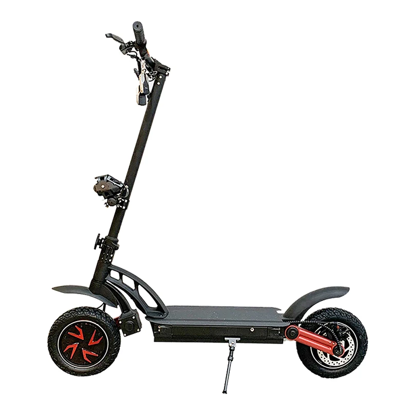 High speed powerfull 10 in h fat tire 50 mph electric scooter board moped 2000w foldable for adult off road two wheel e scooter