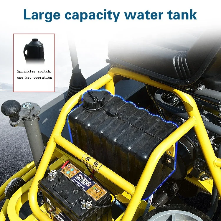 Высококачественный бензиновый бетоновыравниватель водительского типа, новая дорожная Затирочная машина