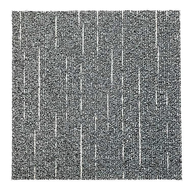 Factory Price 50*50 Tile Carpet 100% BCFPP Material PVC Backing Noise Proof Fire Resistant Office Floor Carpet
