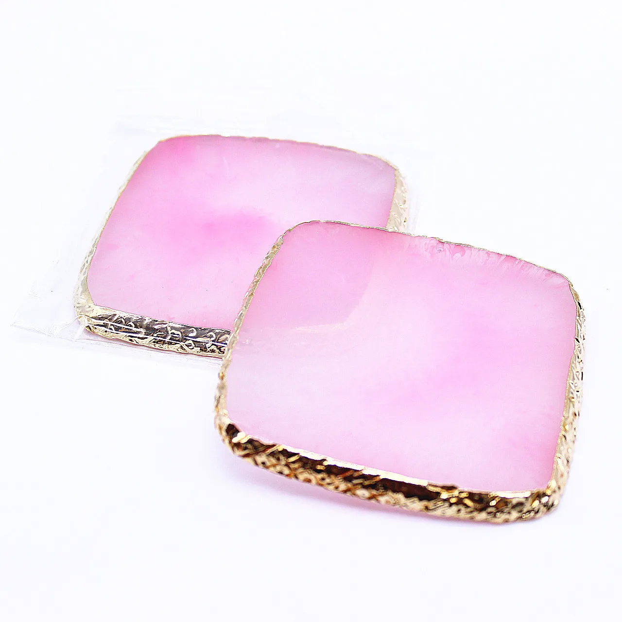 New Eyelash 6 Colors Resin Stone Extension Holder Glue Adhesive Pallet Grafted Eyelash Glue Tray