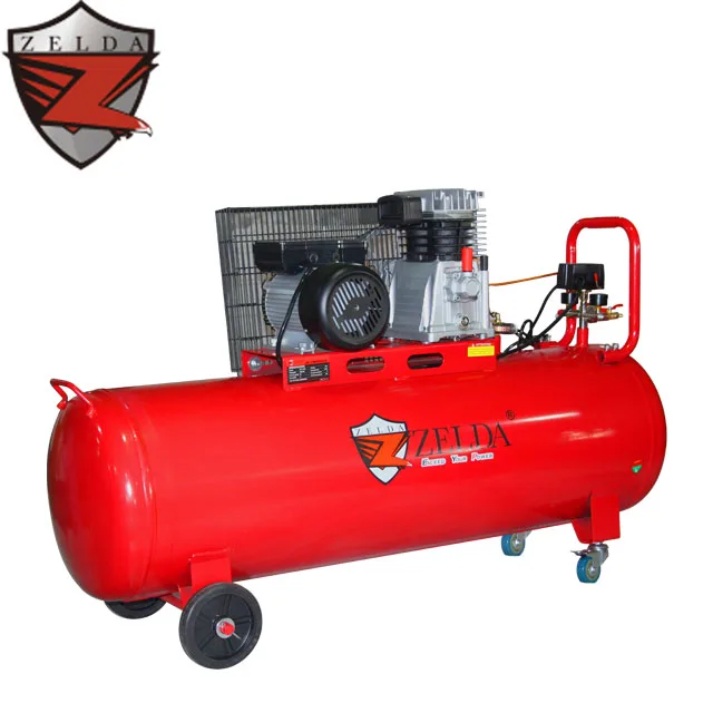 Hot Sale 3HP 200L Industrial Belt piston Driven portable Air Compressor 8 Bar/115Psi Pneumatic air compressor