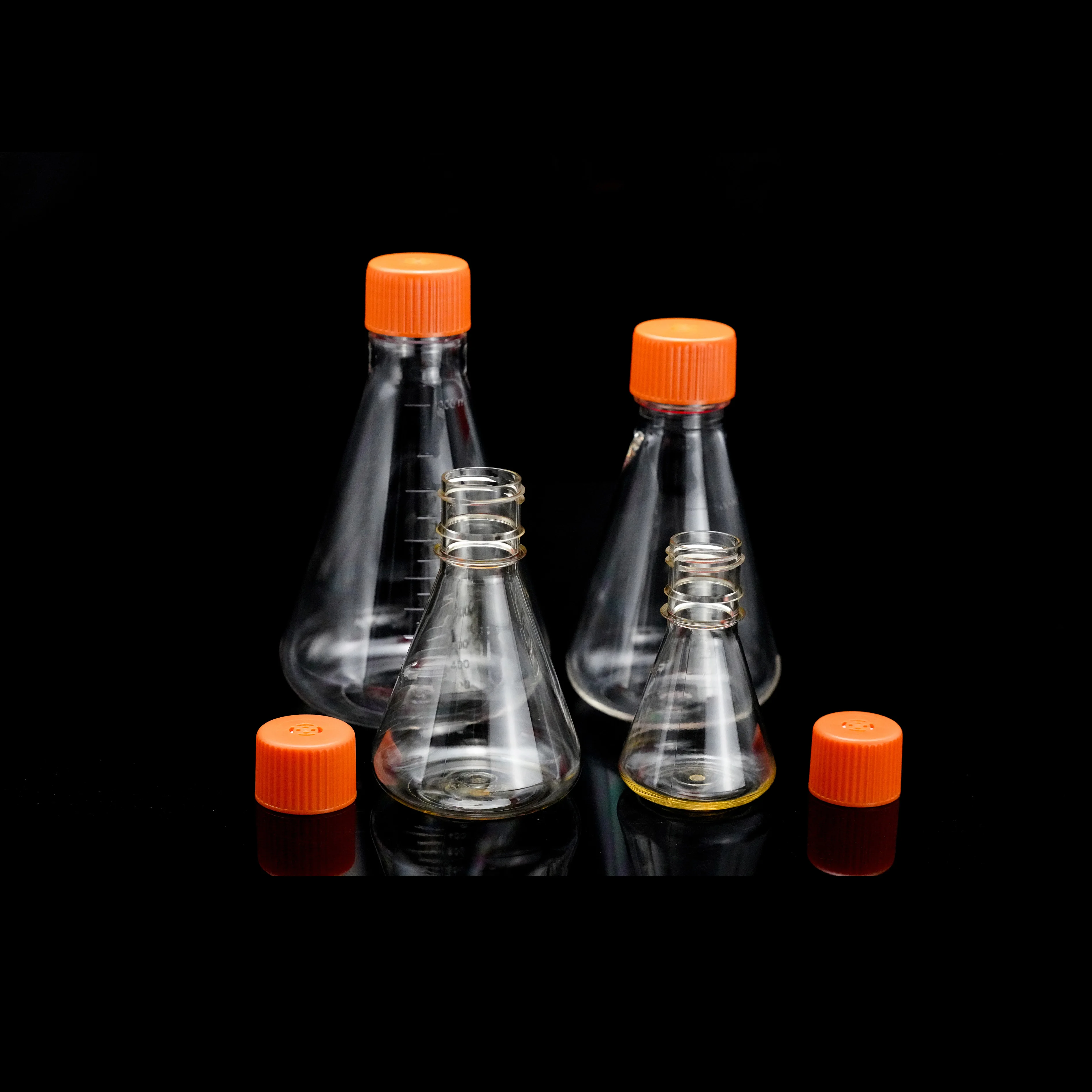 Cell Culture Screw Lab Plastic Conical Flask