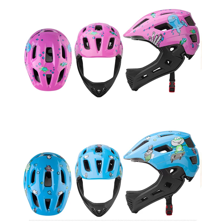 Full Face Kids Bike helmet Children Cycling Helmet Electric Scooter Snowboard Sports Helmet