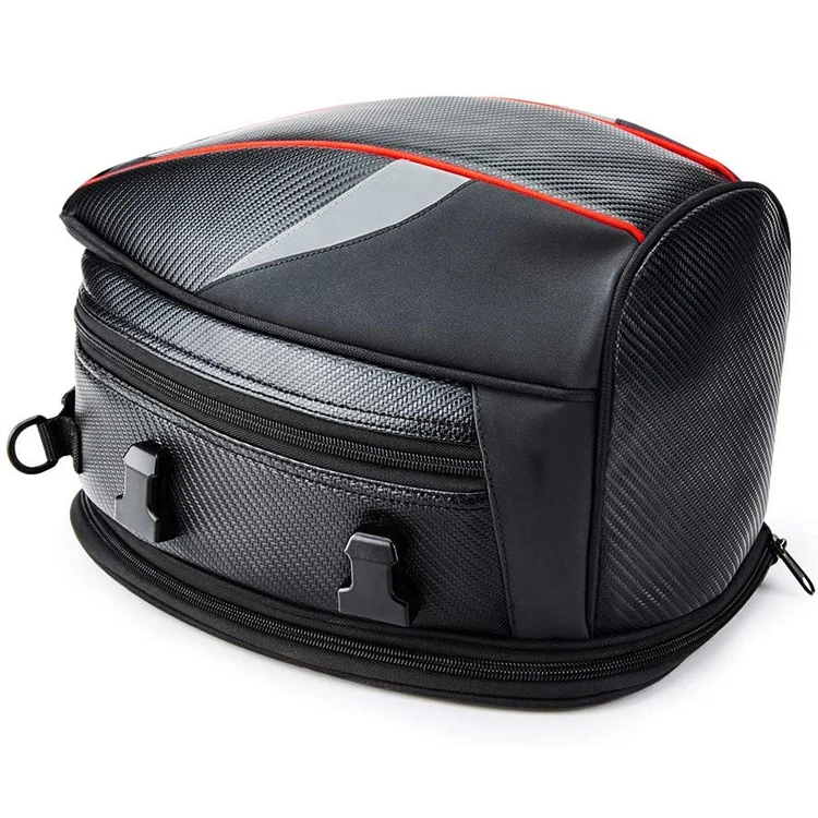 Waterproof Motorcycle Seat Bag Moto Tail Bag Motorcycle Helmet Bag