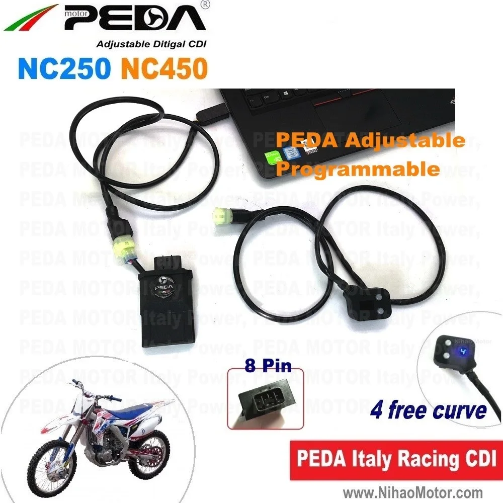 
 Мотоцикл Регулируемый гоночный CDI NC250 450 Zongshen RX3 RX4 DC Программируемый 4 карты неограниченная производительность мотоциклетные части Kayo Motoland  