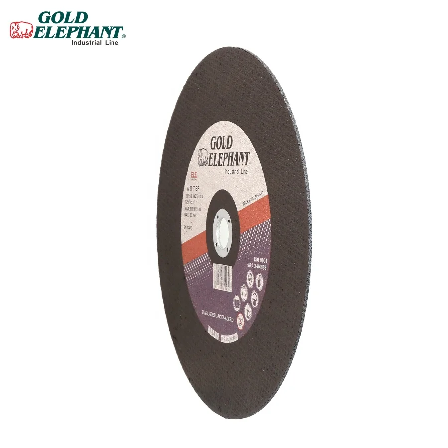 Gold Elephant manufacturer high sharpness durable iron cutting disc 12 inch 300*3.0*25.4mm metal cutting discs