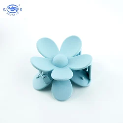 Лидер продаж на Amazon, заколки для волос Artstar с большим матовым цветком зеленого, синего, розового цветов для женщин и детей 8381