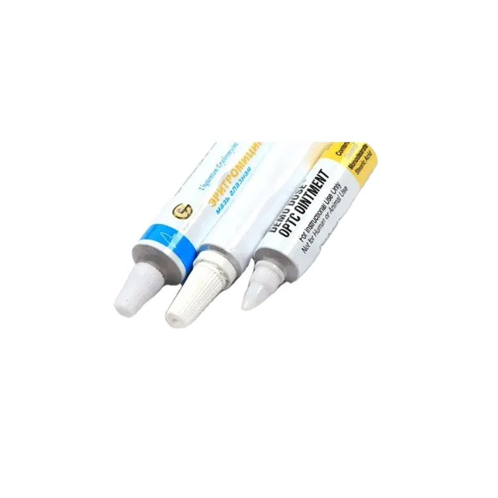 Custom color 10g empty ointment aluminum packaging tube