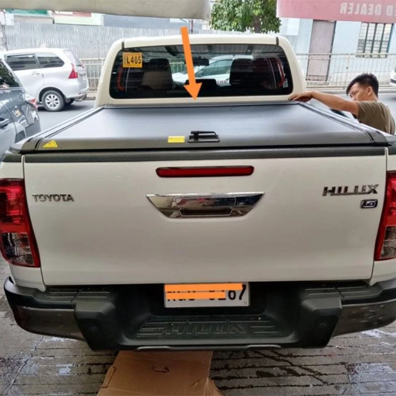 Pickup Truck Retractable roller lid shutter Tonneau Cover for hilux revo GR sr5 ranger wildtrak xls navara np300 triton l200