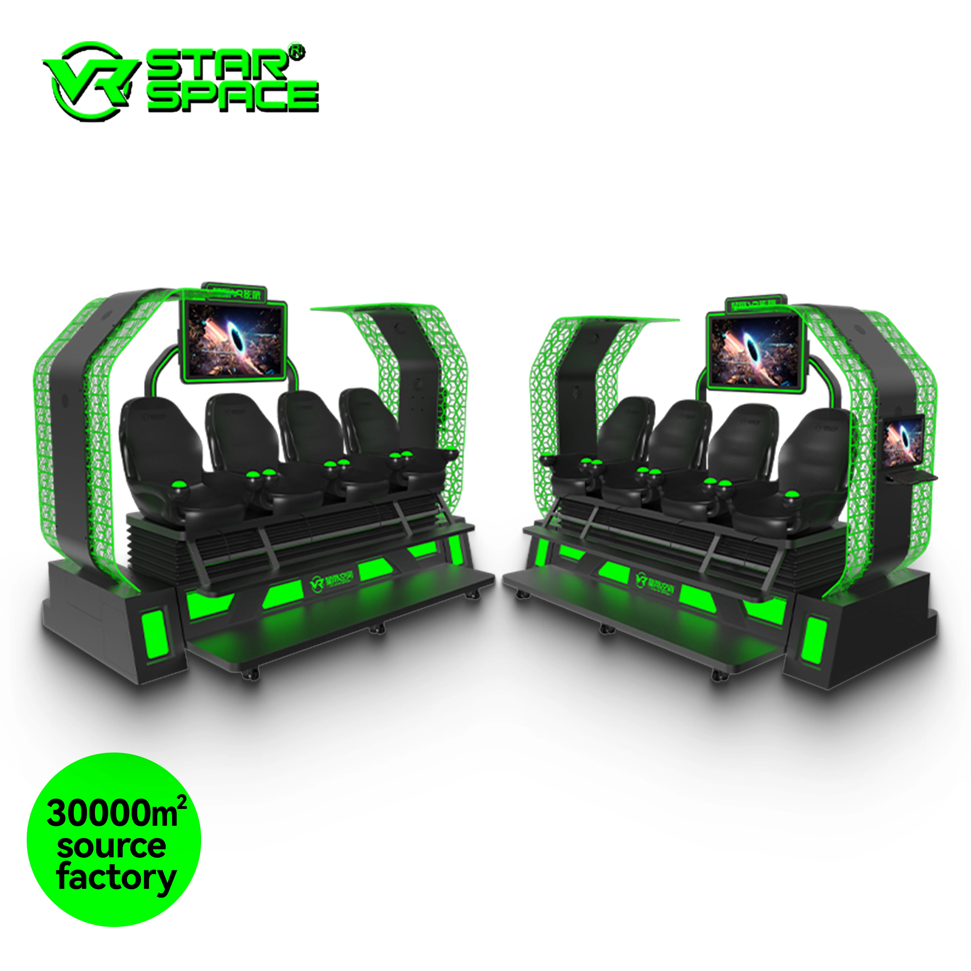 VR Star Space Virtual Headset &VR Headsets Simulator Manufacturer 4 Seats VR Theater Game Project 9D Virtual Reality 5D Cinema