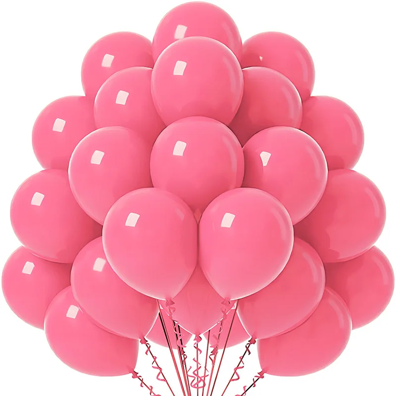 12 Inch Macaron Latex Balloons with 100 Birthday and Party Decorations